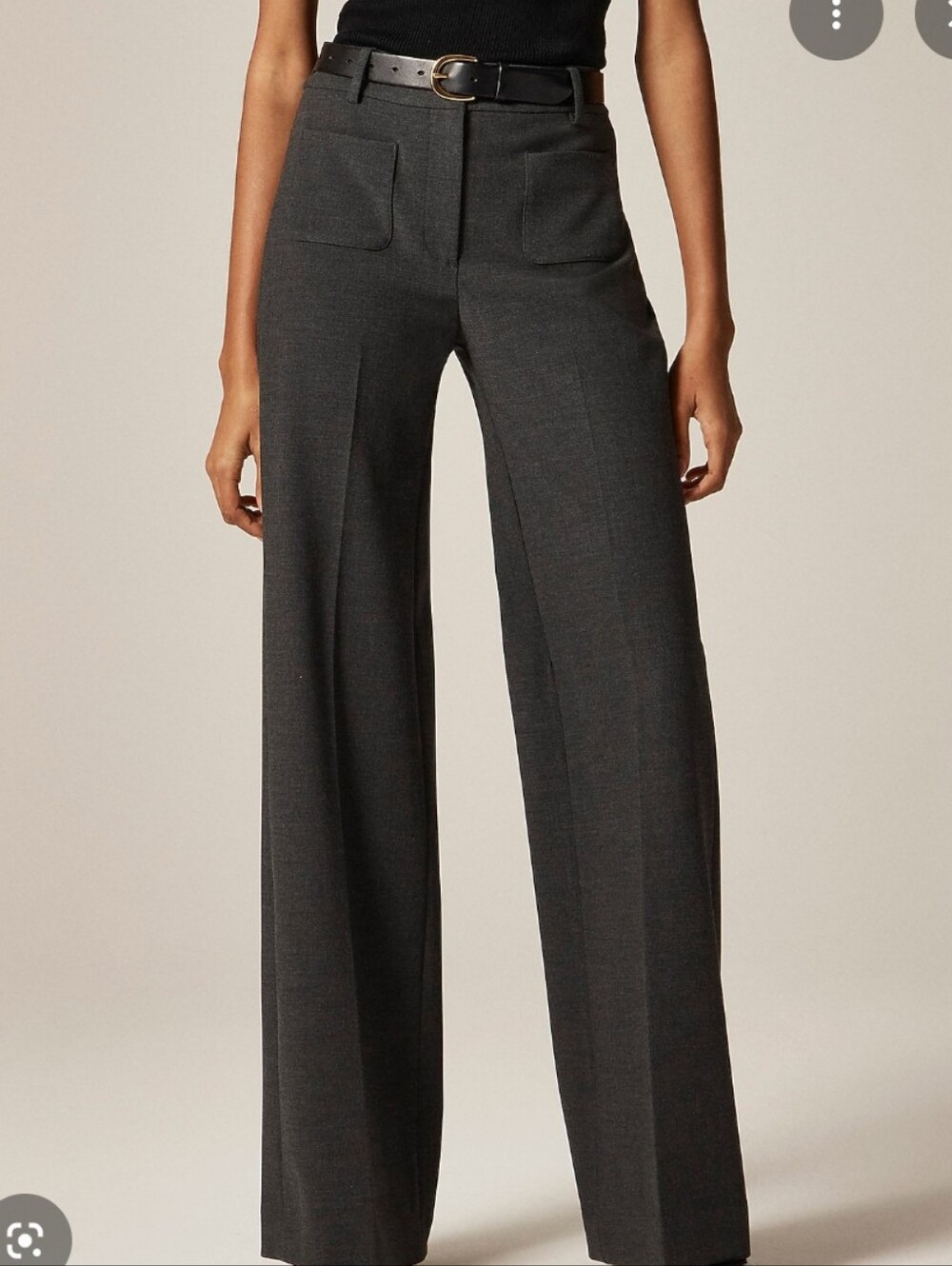J Crew Petite Carolina pant in four-season stretch CP152 Size 4 Petite Black